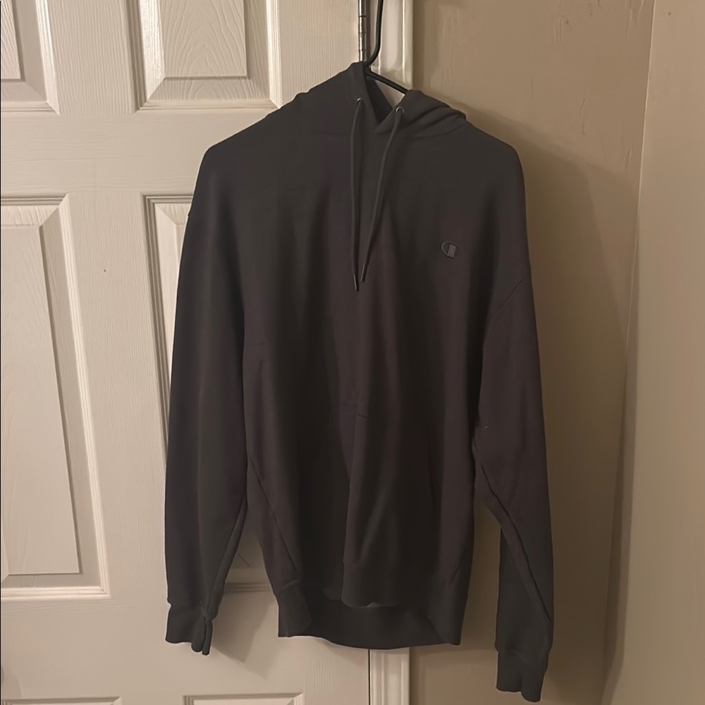 Champion Men's Dark Gray Hoodie Sweater
